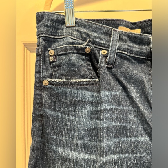 New AG Nolan Relaxed Slim Jeans size 31. Anthropologie. Dark wash. Ankle length - Picture 10 of 13